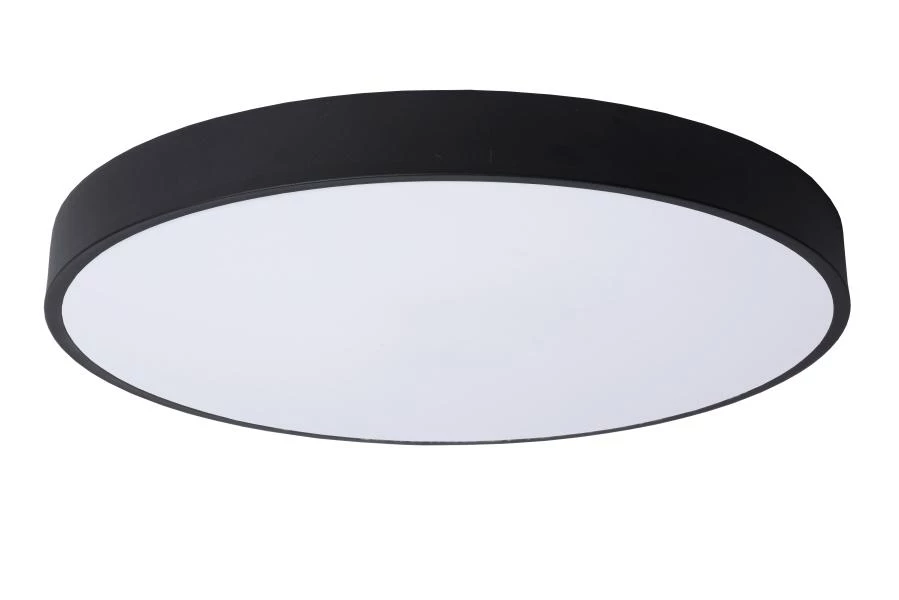 Lucide UNAR - Flush ceiling light - Ø 49,5 cm- LED 3 StepDim - 1x36W 2700K - Black - turned off